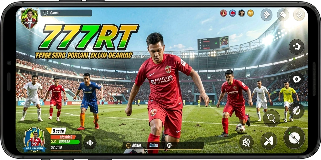 Tampilan gameplay 777RT yang menegangkan dan dinamis dalam sepak bola.