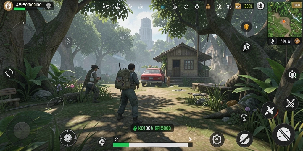 Tampilan gameplay <strong>API5000</strong> yang menawan dengan interaksi karakter.