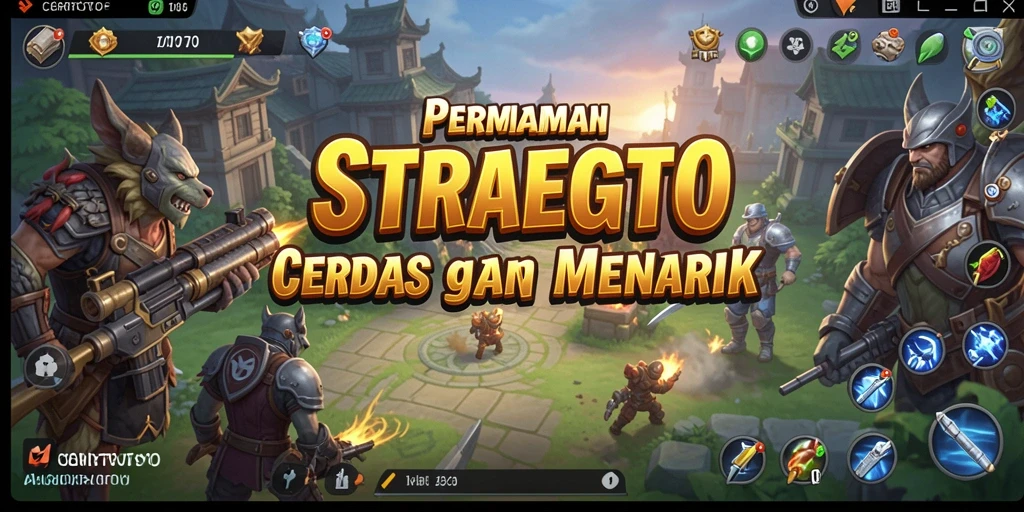 Screenshot gameplay CERITOTO menampilkan aksi strategi yang mendebarkan.