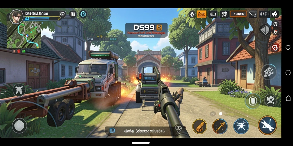 Screenshot gameplay DS99 menunjukkan momen seru dan menyenangkan.