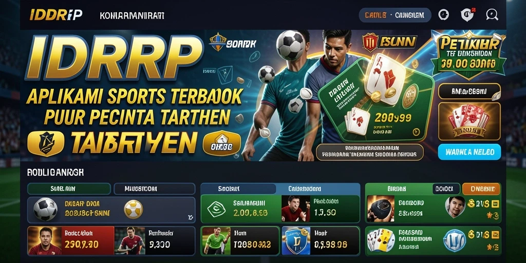 Tampilan antarmuka dari game Sportsbook IDRRP yang menarik.