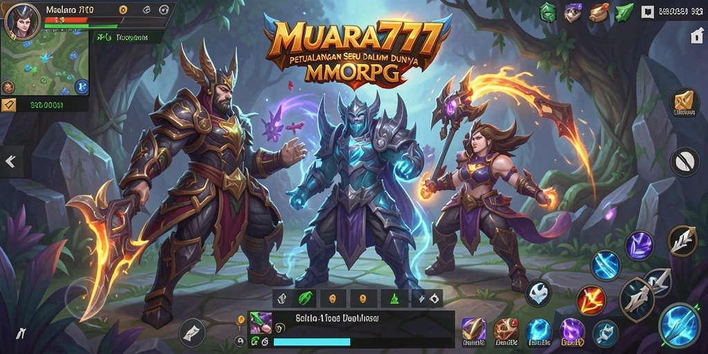 Tampilan gameplay seru di dunia MUARA777 yang menakjubkan.