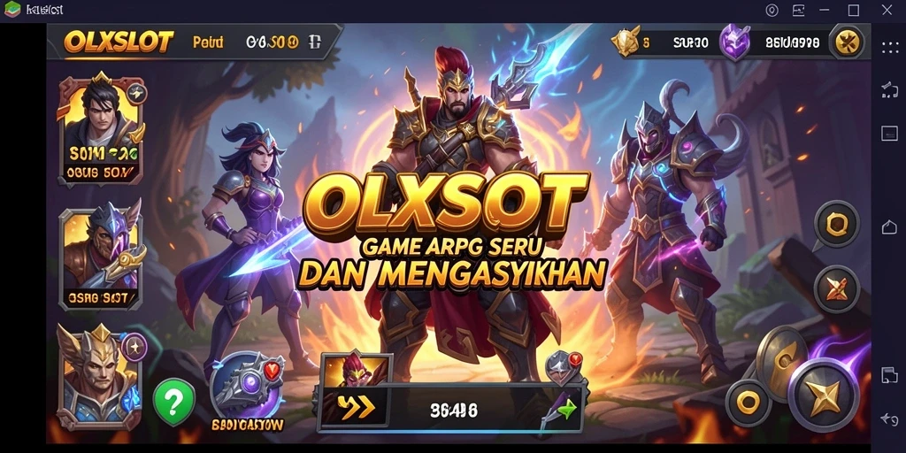 Tampilan mendebarkan dari gameplay ARPG OLXSLOT yang penuh aksi.