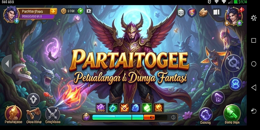 Screenshot gameplay PARTAITOGEL menampilkan aksi petualangan yang mendebarkan.