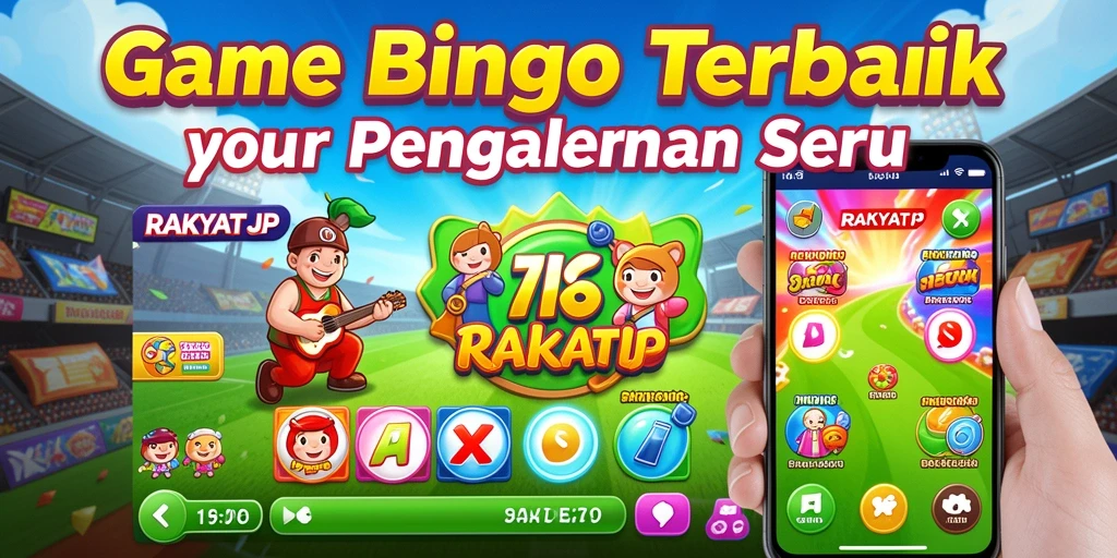 Tampilan gameplay RAKYATJP yang penuh warna dan seru.