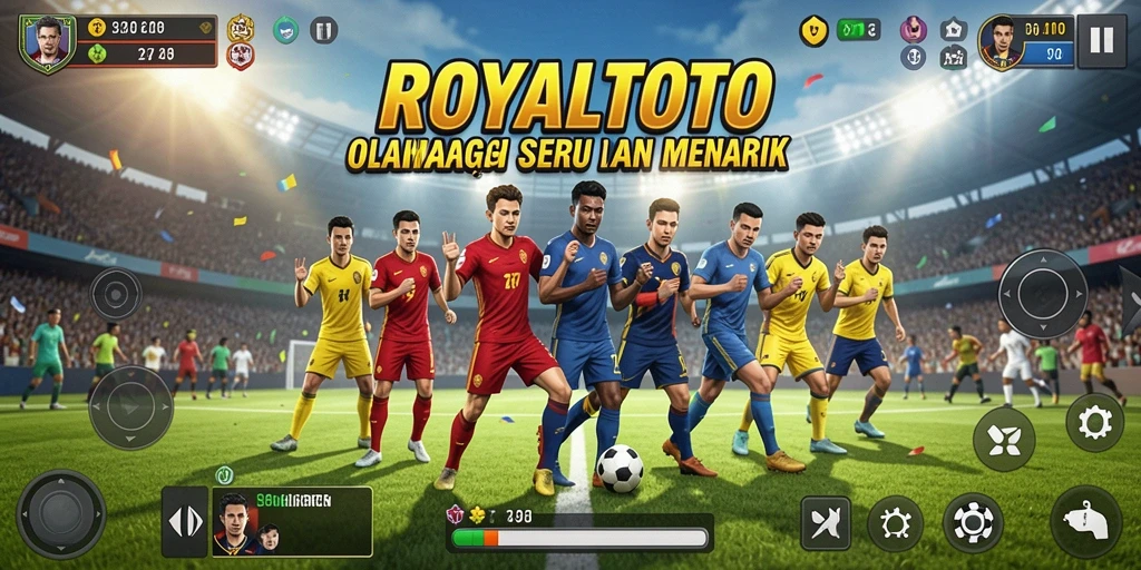 Tampilan menarik dari gameplay olahraga di ROYALTOTO.