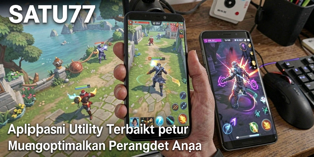 Tampilan antarmuka SATU77 yang sederhana dan intuitif untuk pengguna.