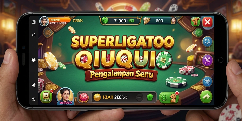 Tampilan gameplay SUPERLIGATOTO yang seru dan menarik.