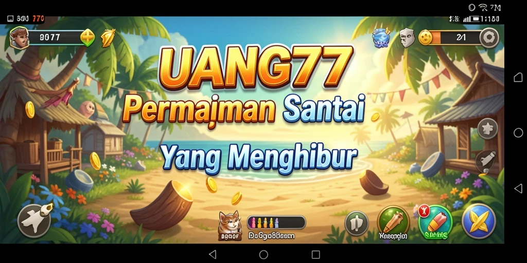 Screenshot gameplay UANG77 yang penuh warna dan menyenangkan.